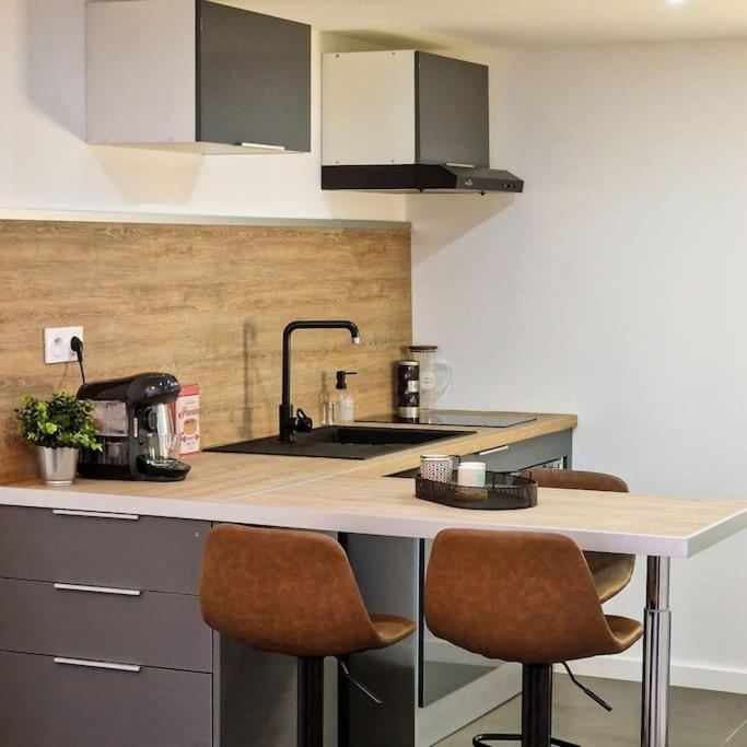 Apartamento Grand Loft Avec Terrasse Privee Saint-Etienne  Exterior foto